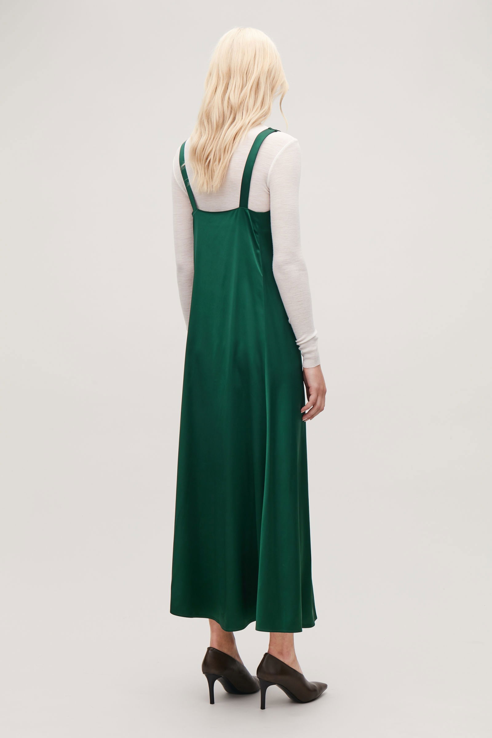 COS Long Satin Dress | endource