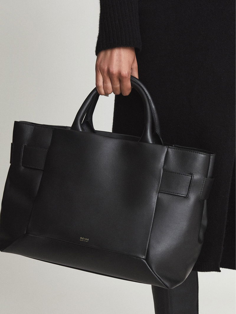 The Row Men's Dante Leather Tote Bag