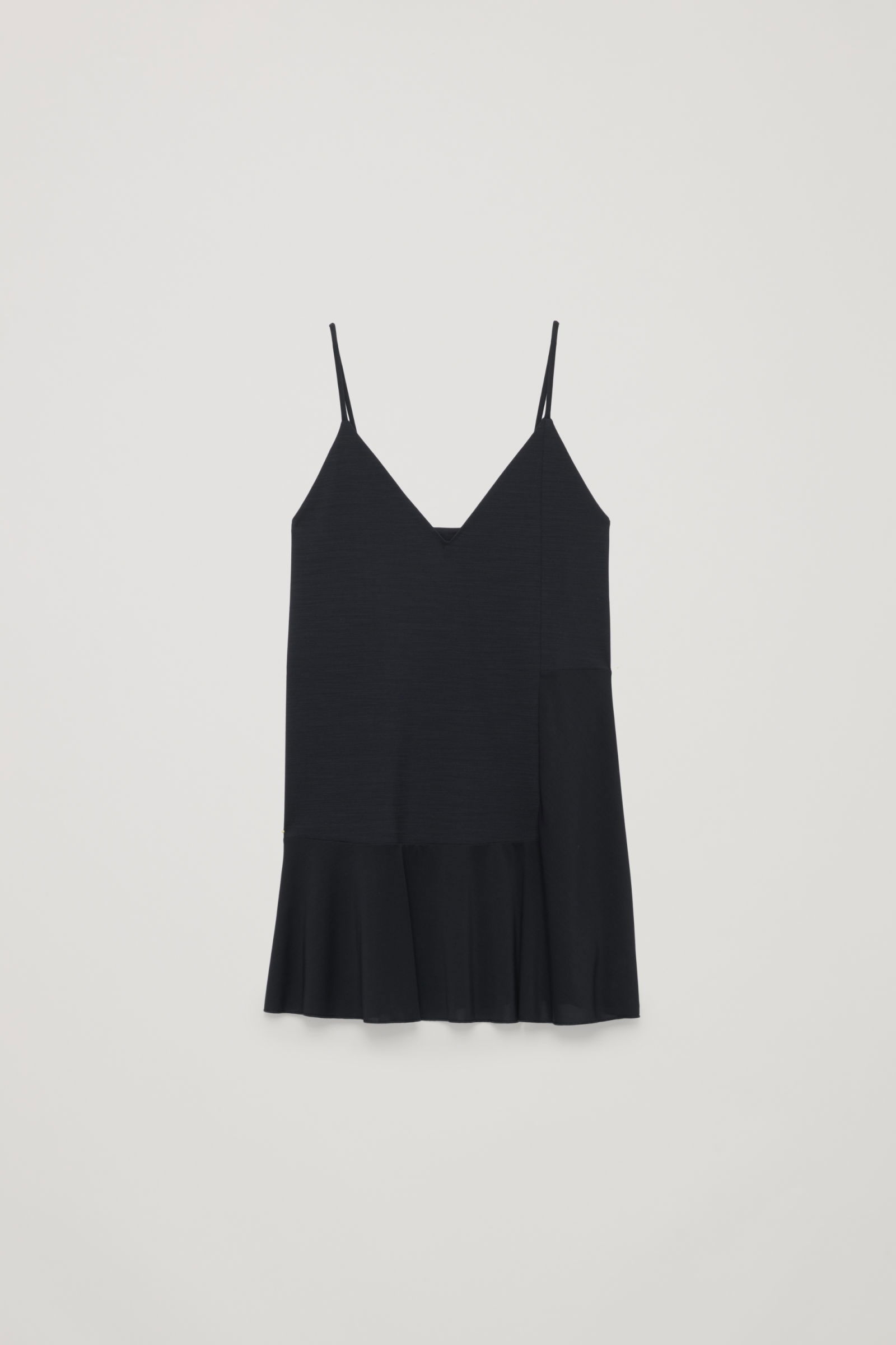 COS Sheer-Panelled Strappy Top in Navy | Endource