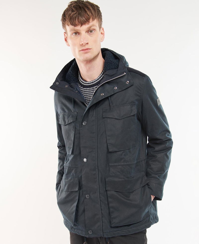 BARBOUR Nautic Wax Jacket in Black | endource 