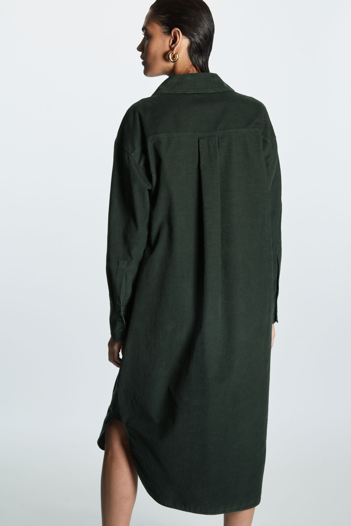 green emerald velvet dress Cue The Cocktails Corduroy Mini Dress in Hunter Green – Impressions Online  Boutique