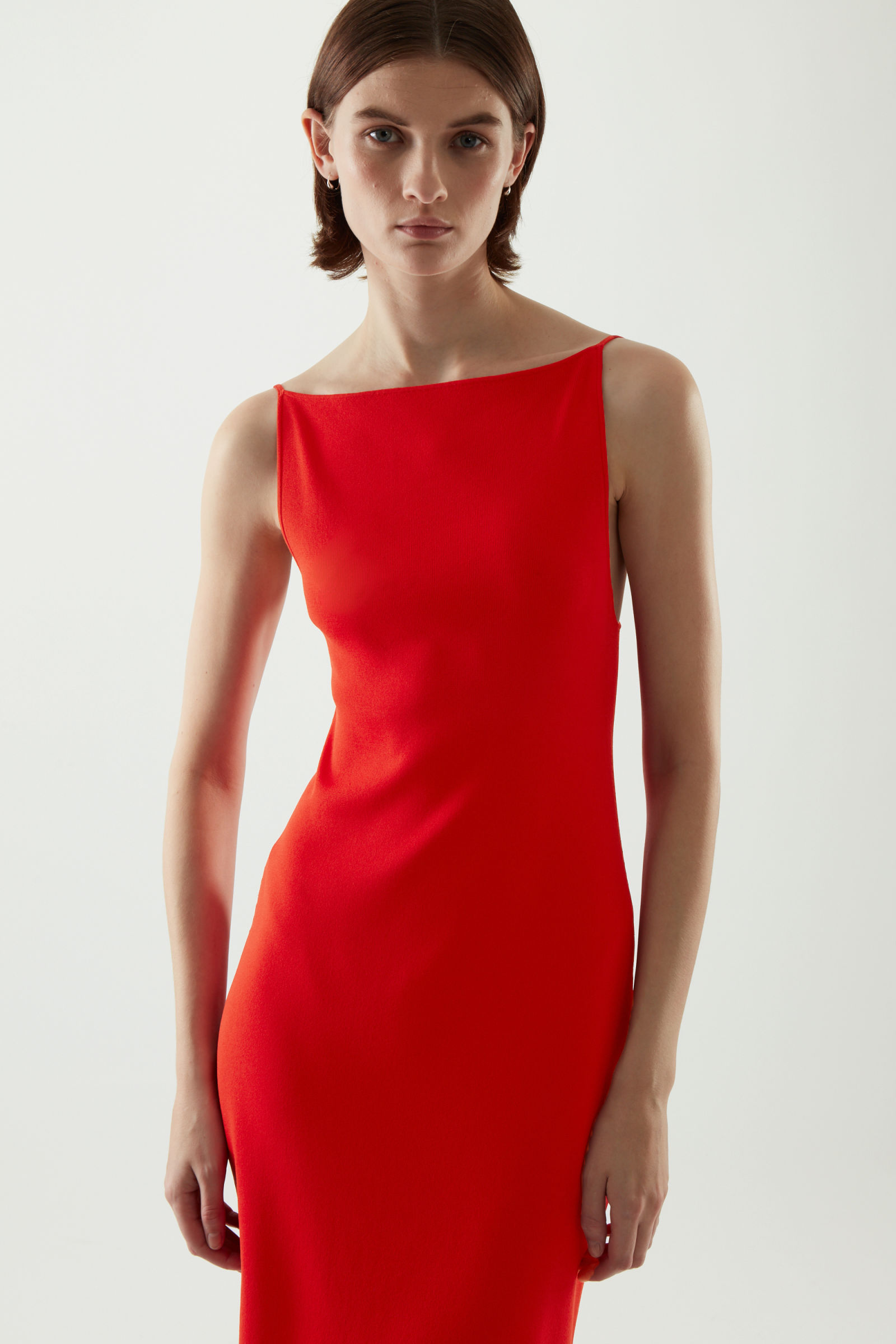 COS Backless Knitted Slip Dress | endource