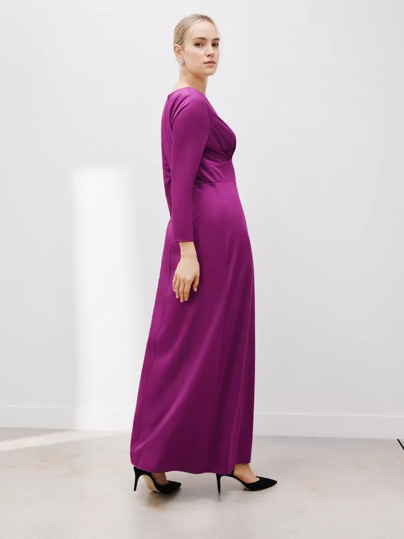 john lewis long sleeve dress John Lewis Girl's Heirloom Collection Floral Twill Long Sleeve Dress i Uniq Wear