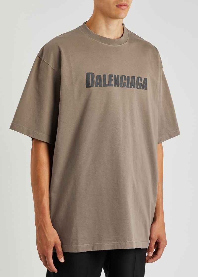 balenciaga beige t shirt