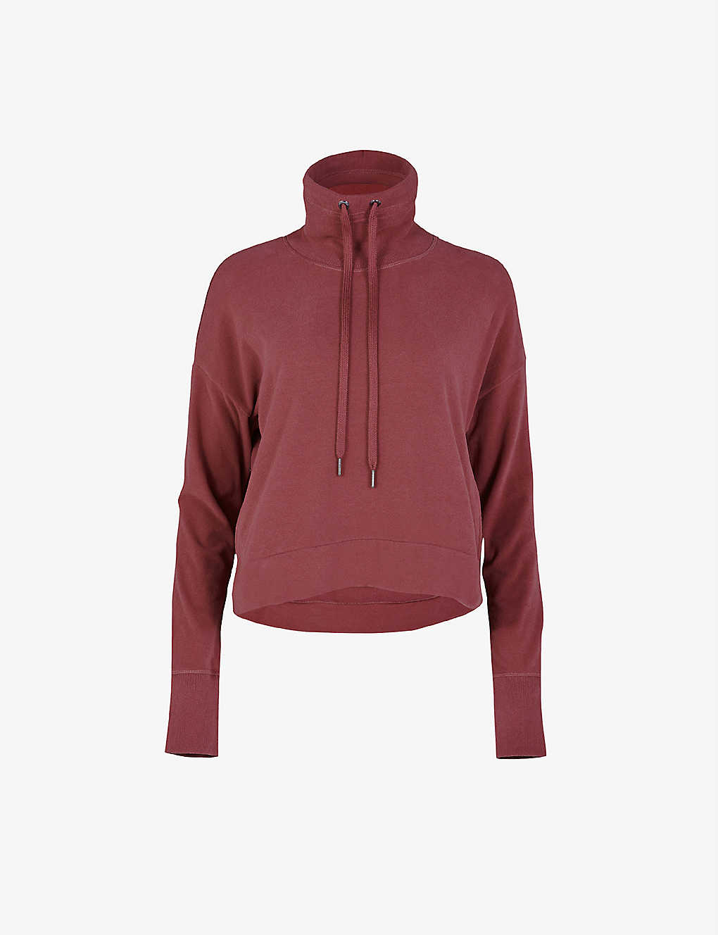 SWEATY BETTY Harmonise Italian High-Neck Stretch-Fleece Sweatshirt