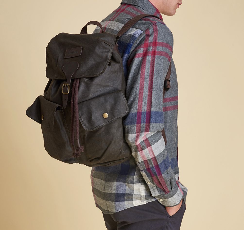 barbour beaufort wax leather backpack in green Small Waxed Cotton this all Barbour Beaufort Wax Jacket Sage