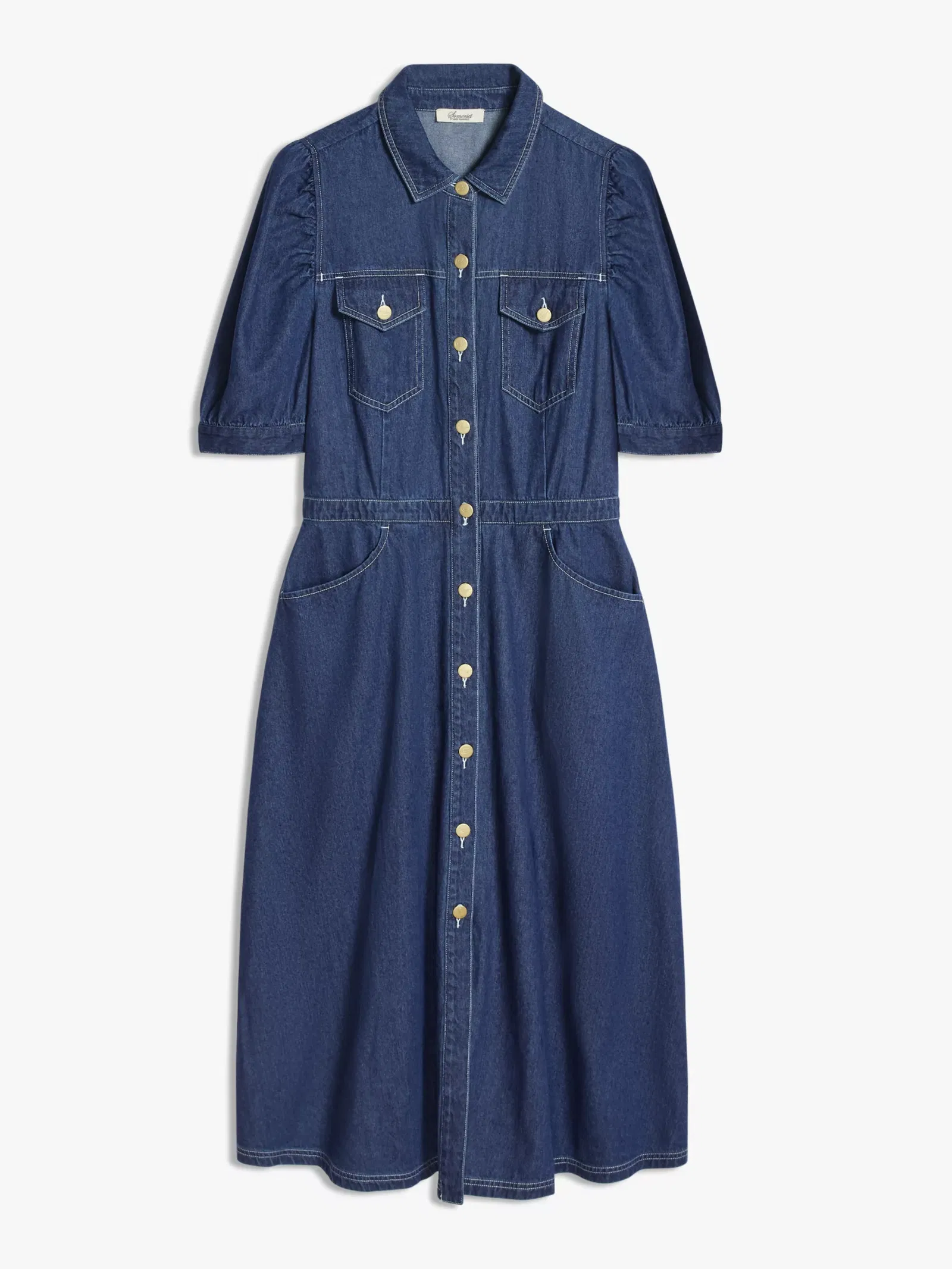 somerset denim dress The Somerset Mini Dress: Denim Edition