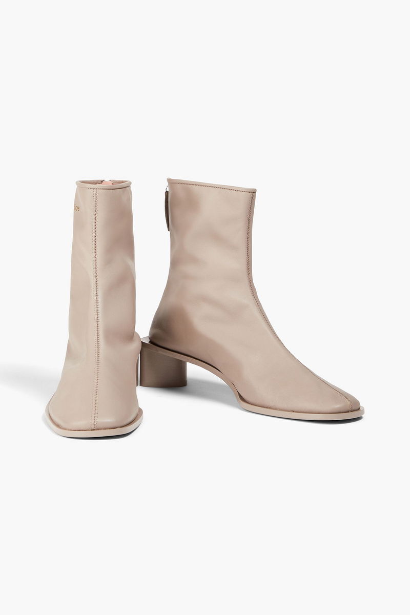 acne square toe boots