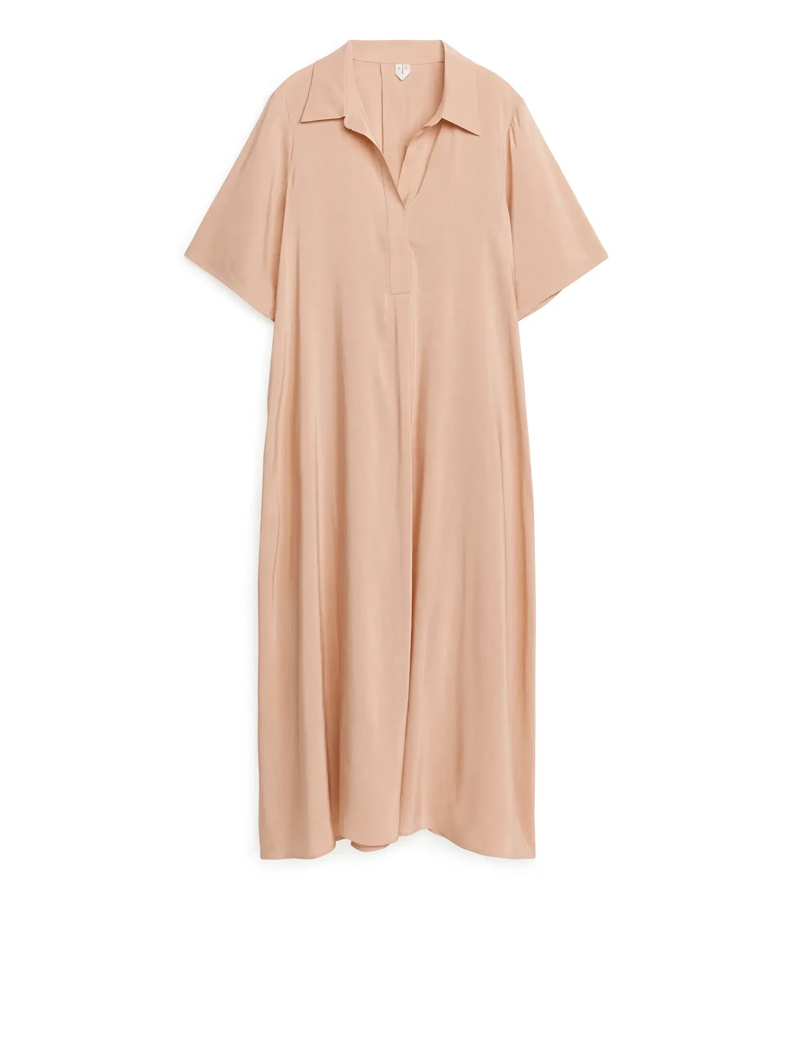arket linen blend tunic dress ARKET Wool-Blend Tunica Dress