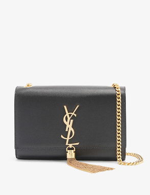 YSL Wallet on Chain Gold Hardware Black  Ysl wallet on chain, Ysl wallet,  Ysl handbags