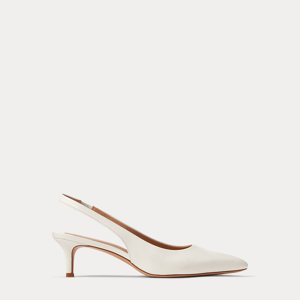 Lauren Ralph Lauren Lolah Ii Nappa Leather Slingback Pump Endource