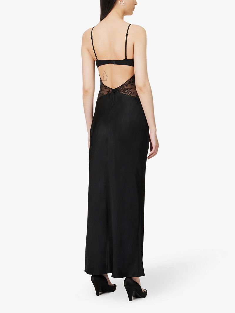 BEC & BRIDGE Nora Lace-Panel Maxi Dress | endource