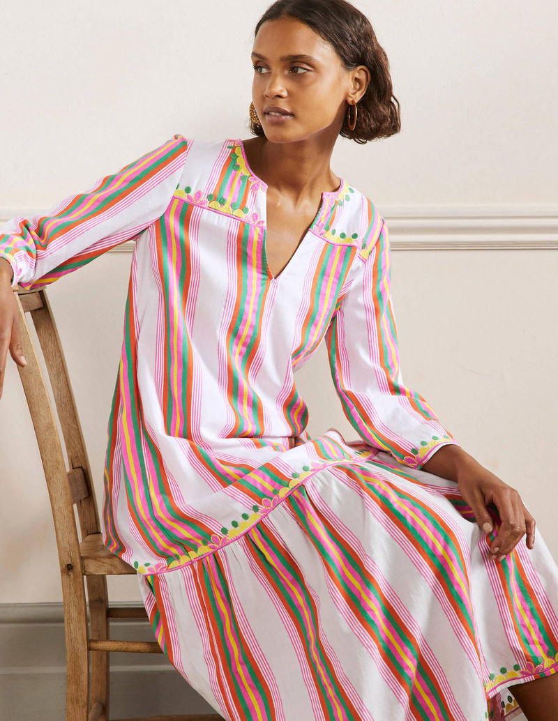 BODEN Easy Tiered Maxi Dress | endource