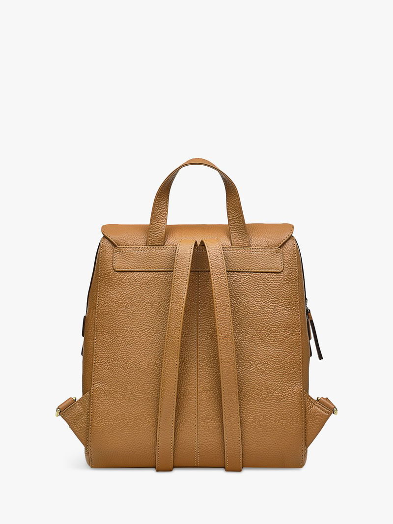 RADLEY Lorne Close Large Flapover Backpack in Caramel | endource