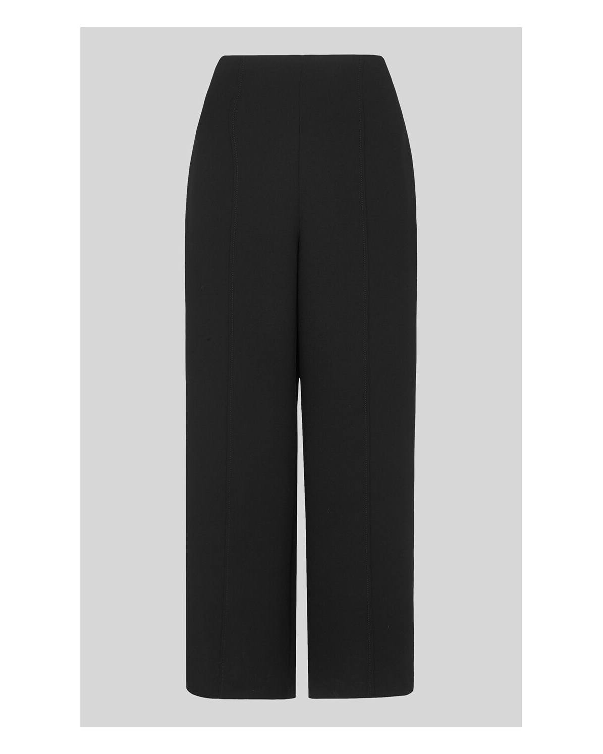 Black Flat Front Crop Trouser, WHISTLES