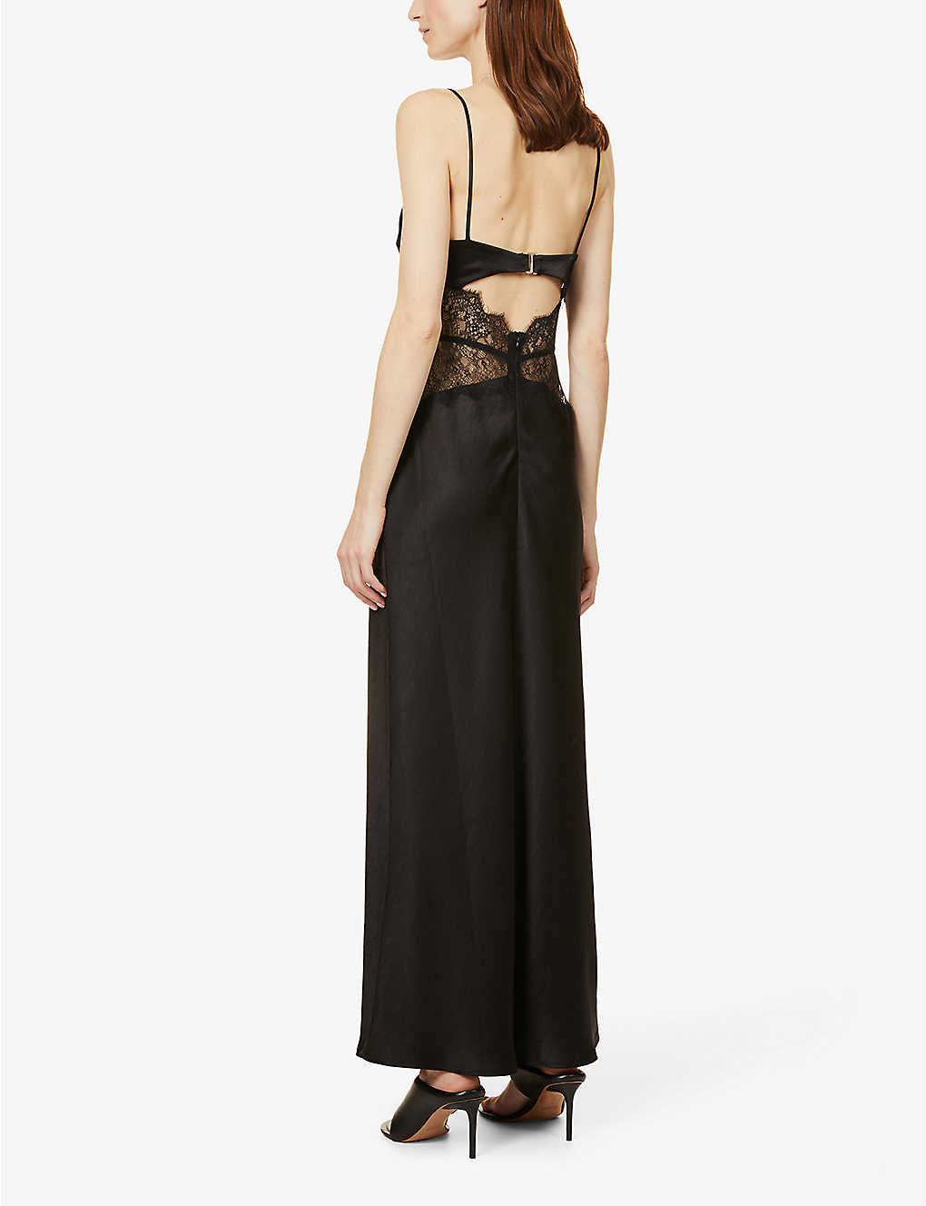 BEC & BRIDGE Camille Cut-Out Satin Maxi Dress | endource
