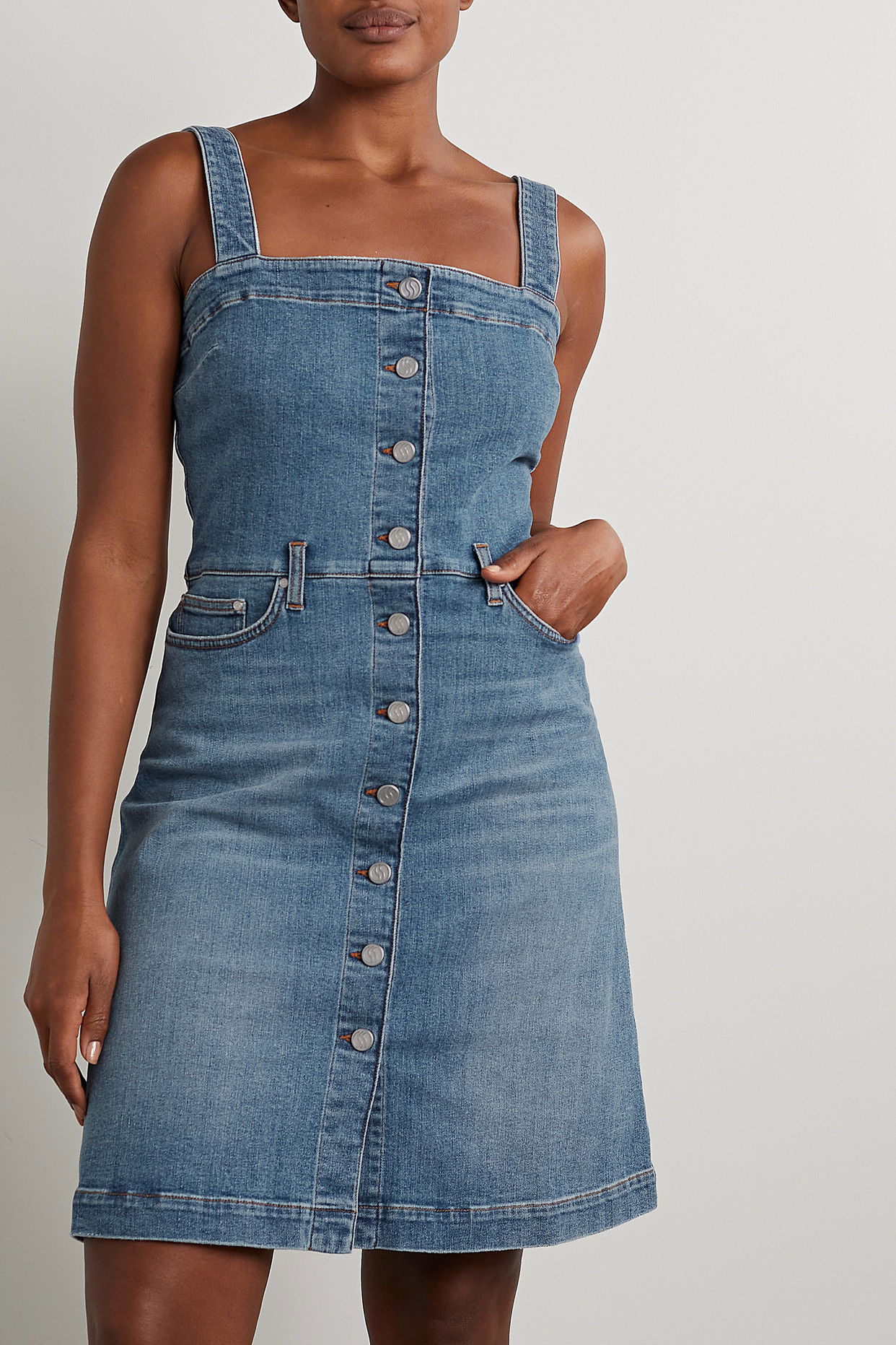 STELLA MCCARTNEY Linda Denim Mini Dress | endource