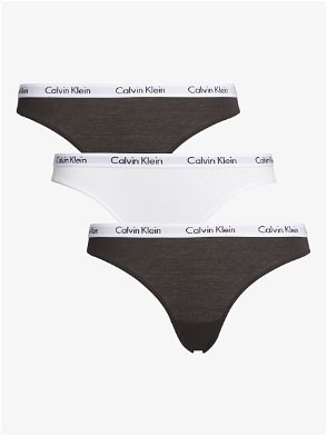 FRENCH CONNECTION Logo 3 Pack Briefs in Black/White/Grey