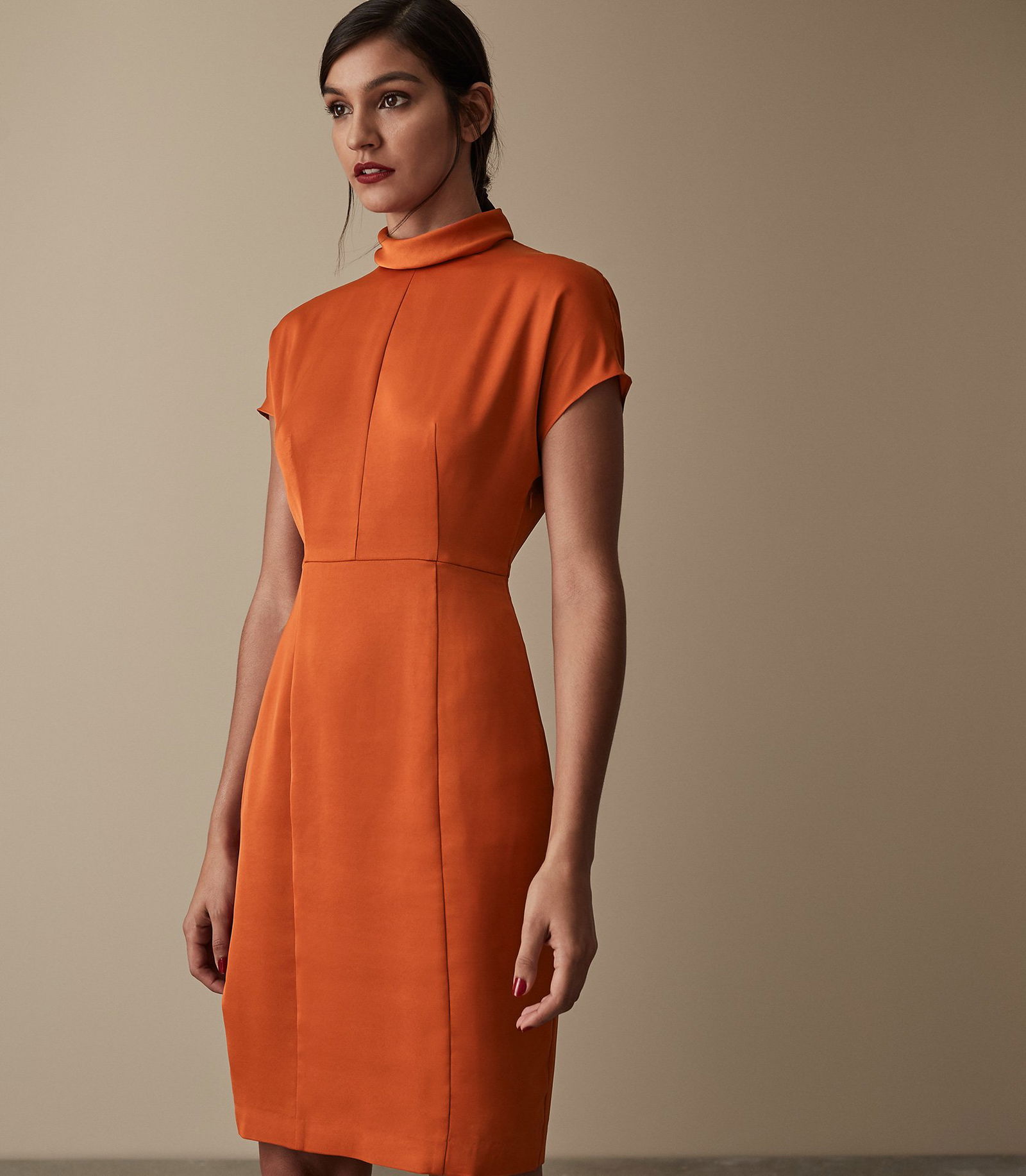 reiss orange lace dress Reiss Adia Lace Fit & Flare Dress