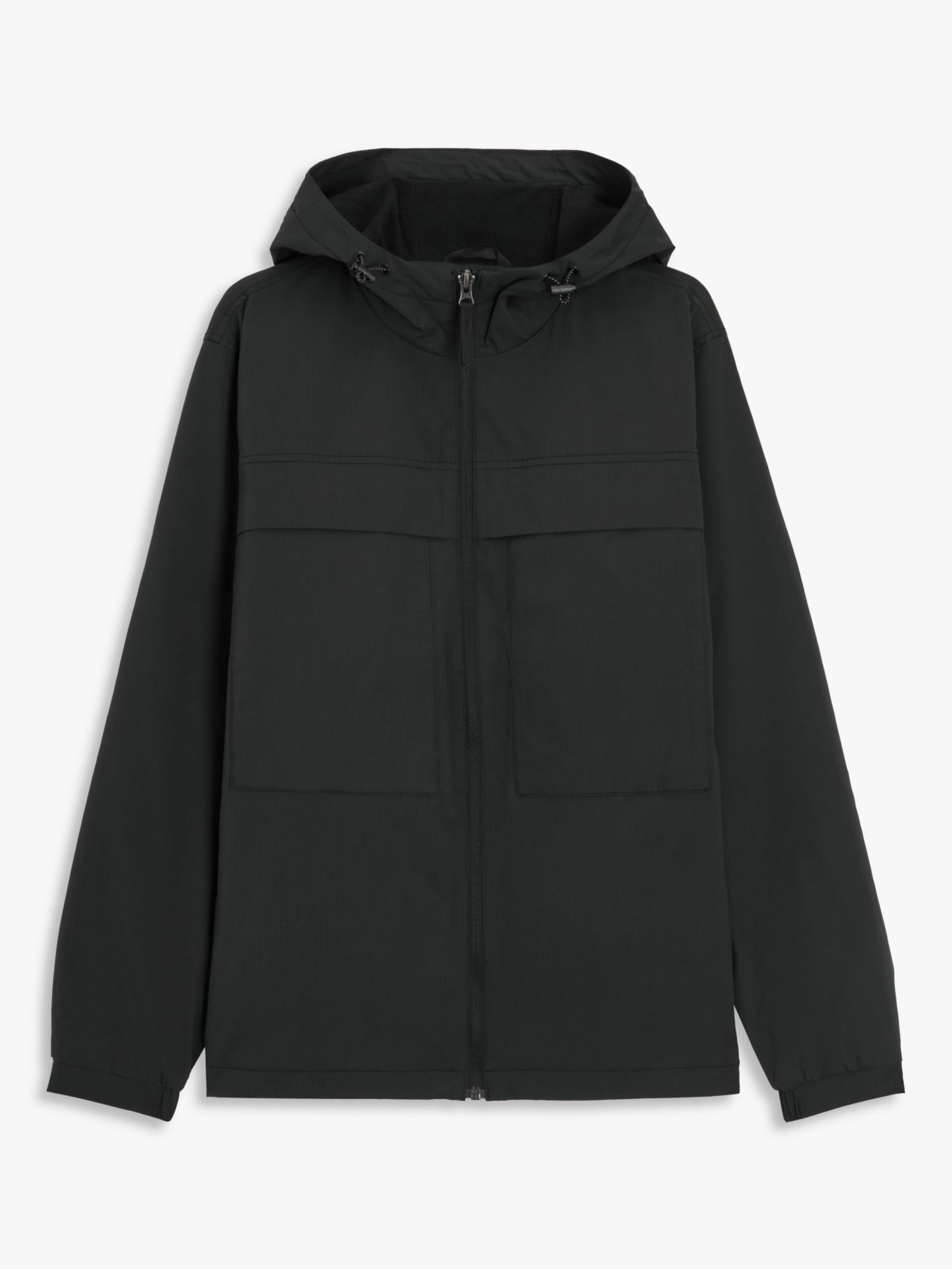 JOHN LEWIS ANYDAY Ripstop Hooded Anorak in Chateau Gray | Endource