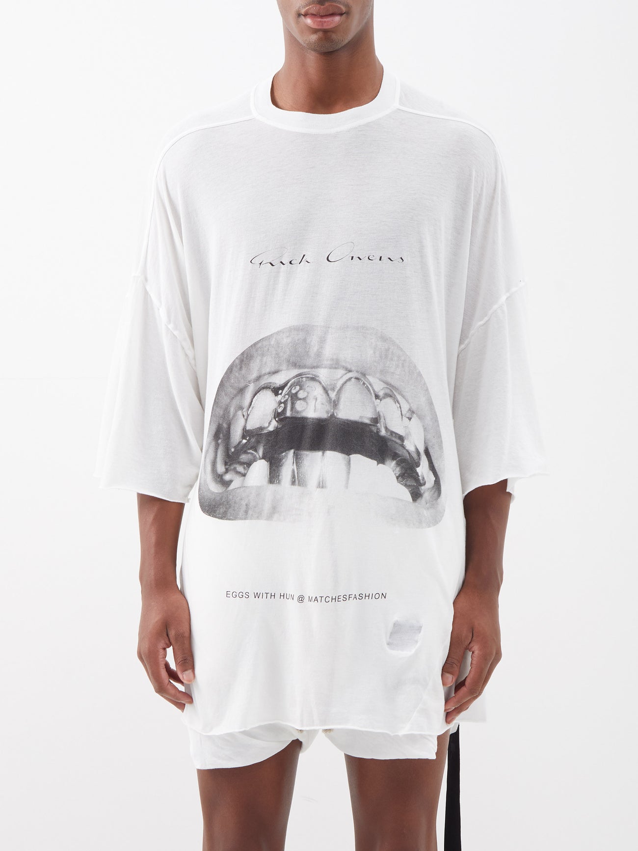 RICK OWENS Rick Owens x Michèle Lamy - Tommy Printed T-Shirt 