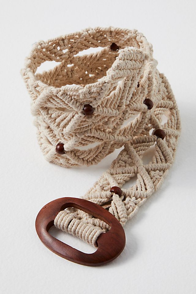 FREE PEOPLE FP Collection - Beach Wood Waist Belt | endource display picture 1