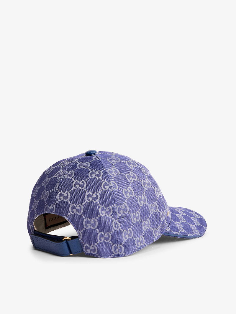 Burberry Monogram Jacquard Denim Baseball Cap in Blue for Men