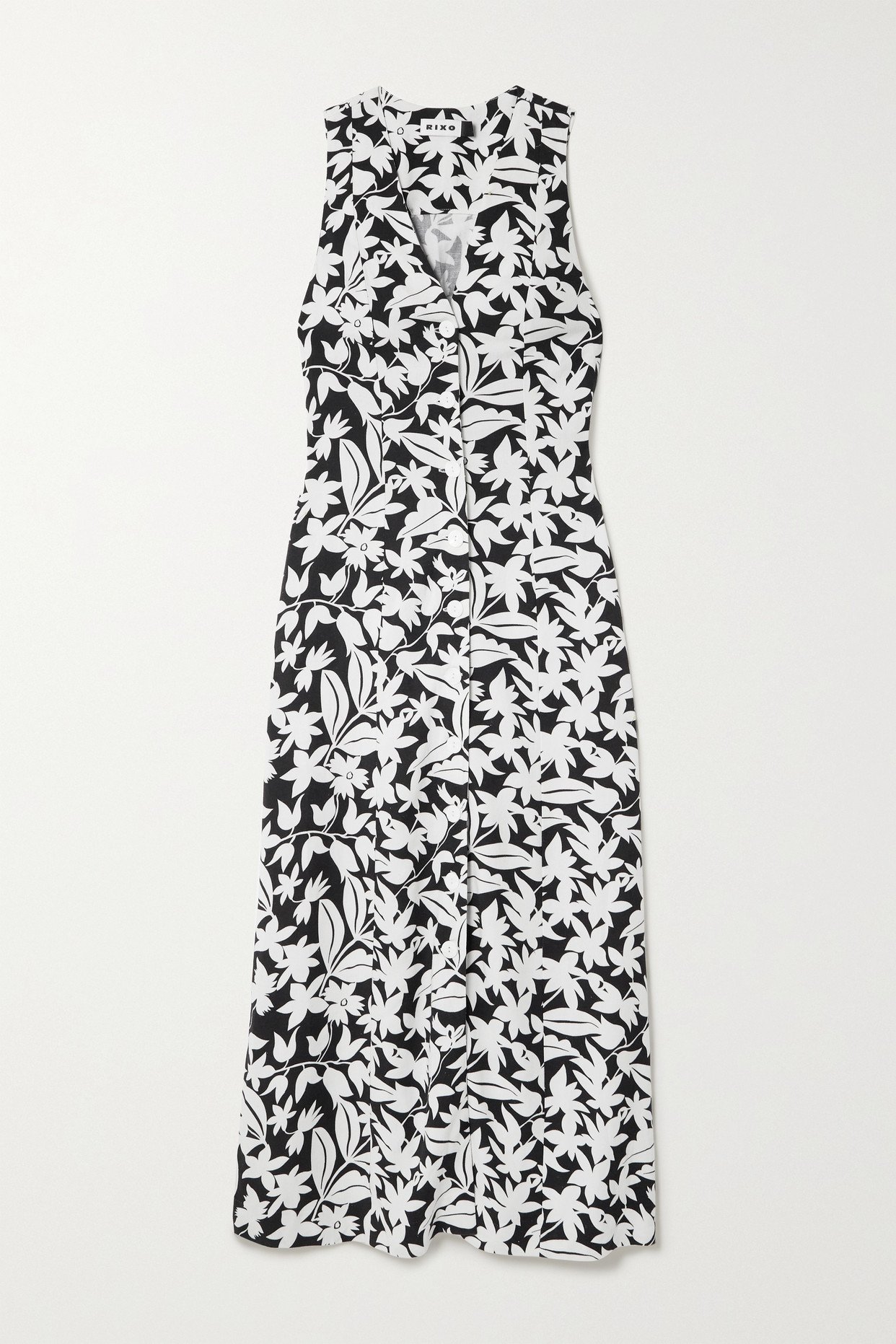Floral Mykonos Cotton Linen Dress – Never Fully Dressed