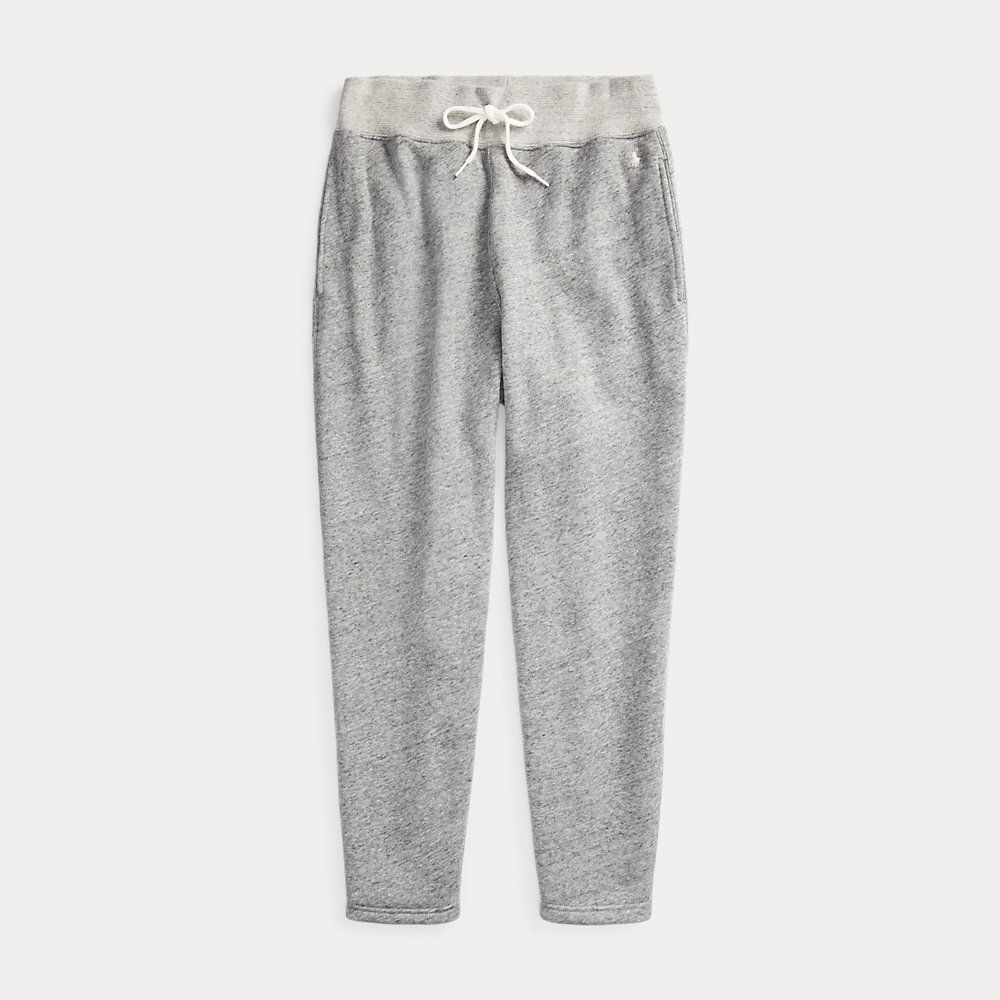 POLO RALPH LAUREN Logo Cotton-Blend Fleece Jogger in Grey