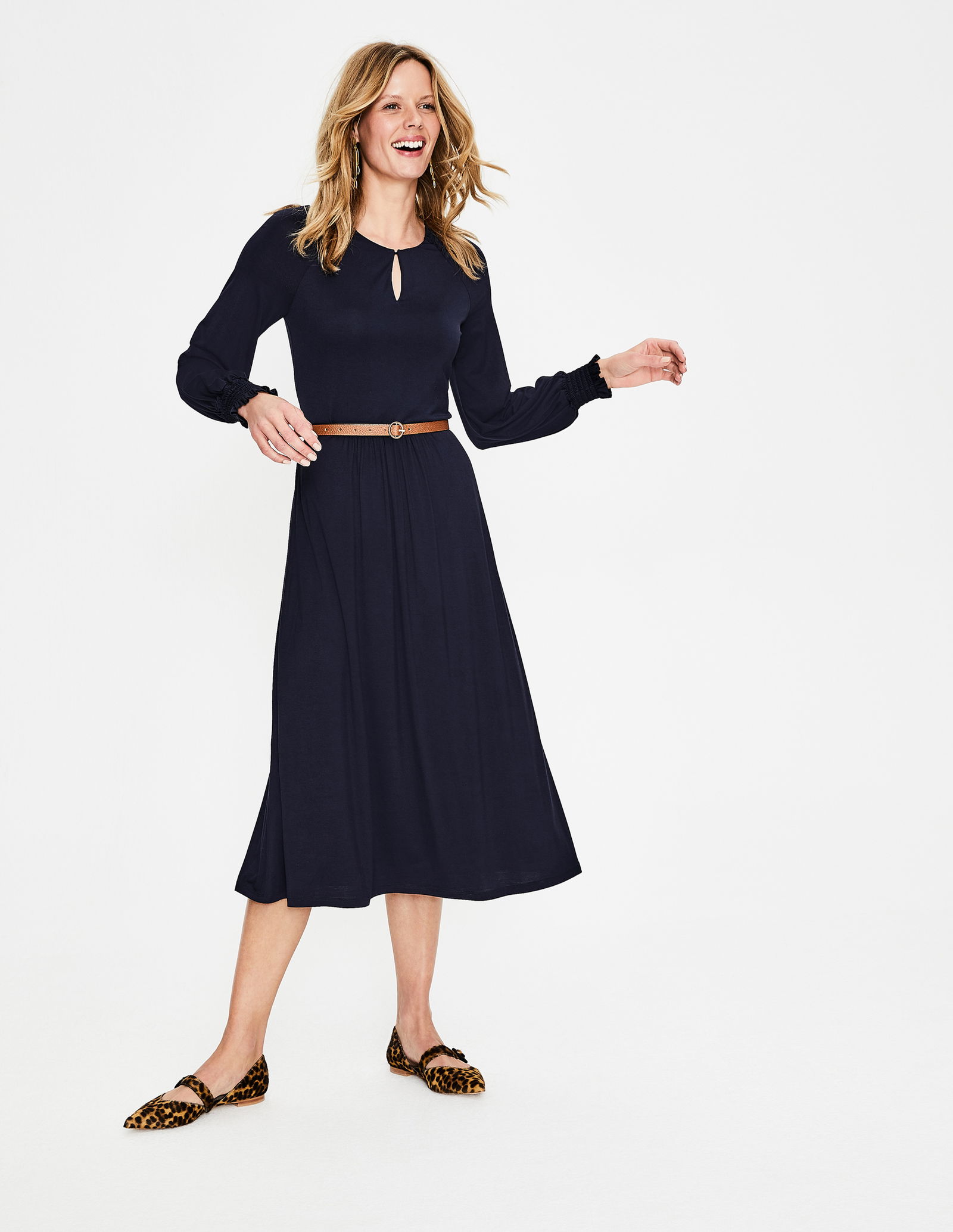 BODEN Eliza Jersey Midi Dress | endource