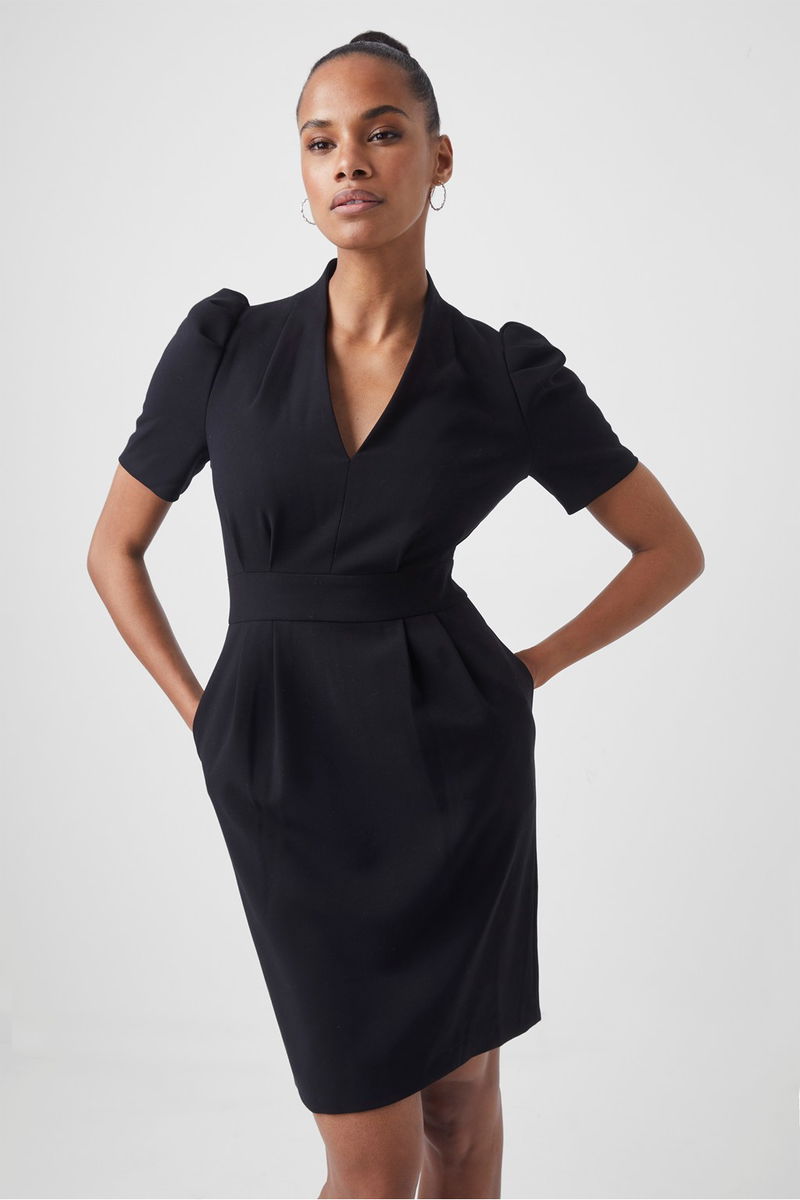 FRENCH CONNECTION Ilkas Whisper Ruth Pencil Dress | endource