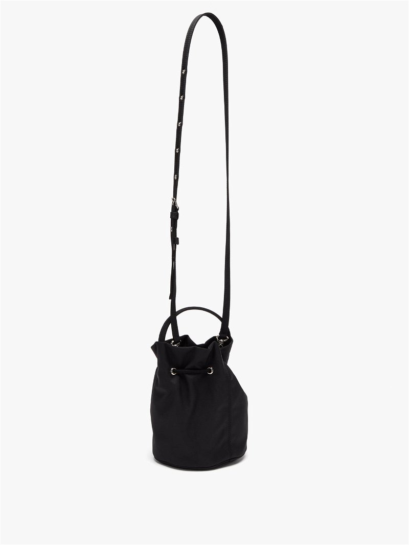 Balenciaga black Wheel mini bucket bag