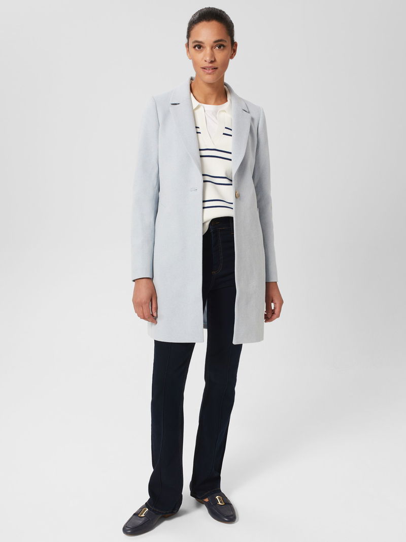 HOBBS Camellia Single Breasted Coat endource