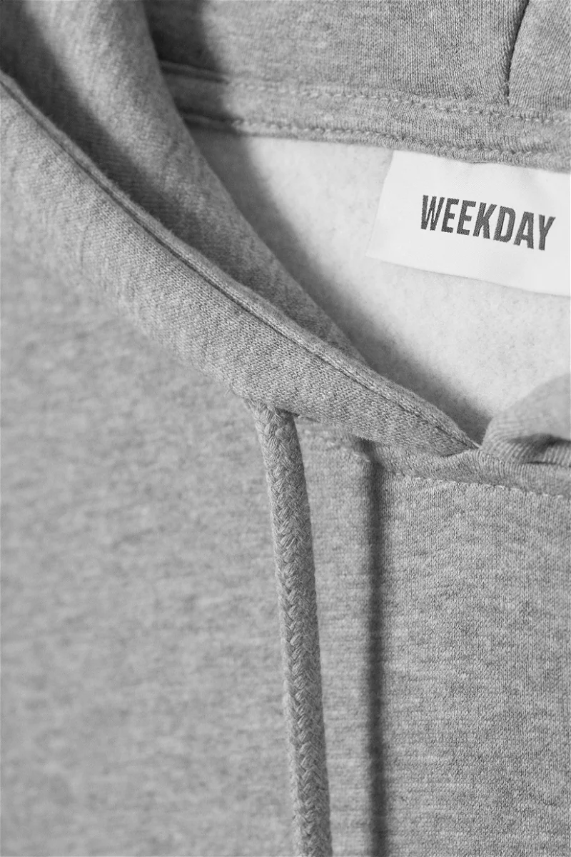 Weekday Essence hoodie in grey