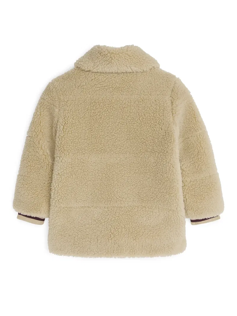 Faux Fur Esprit Teddy Coat Teddy Mantel Beige Esprit Warmer Teddy