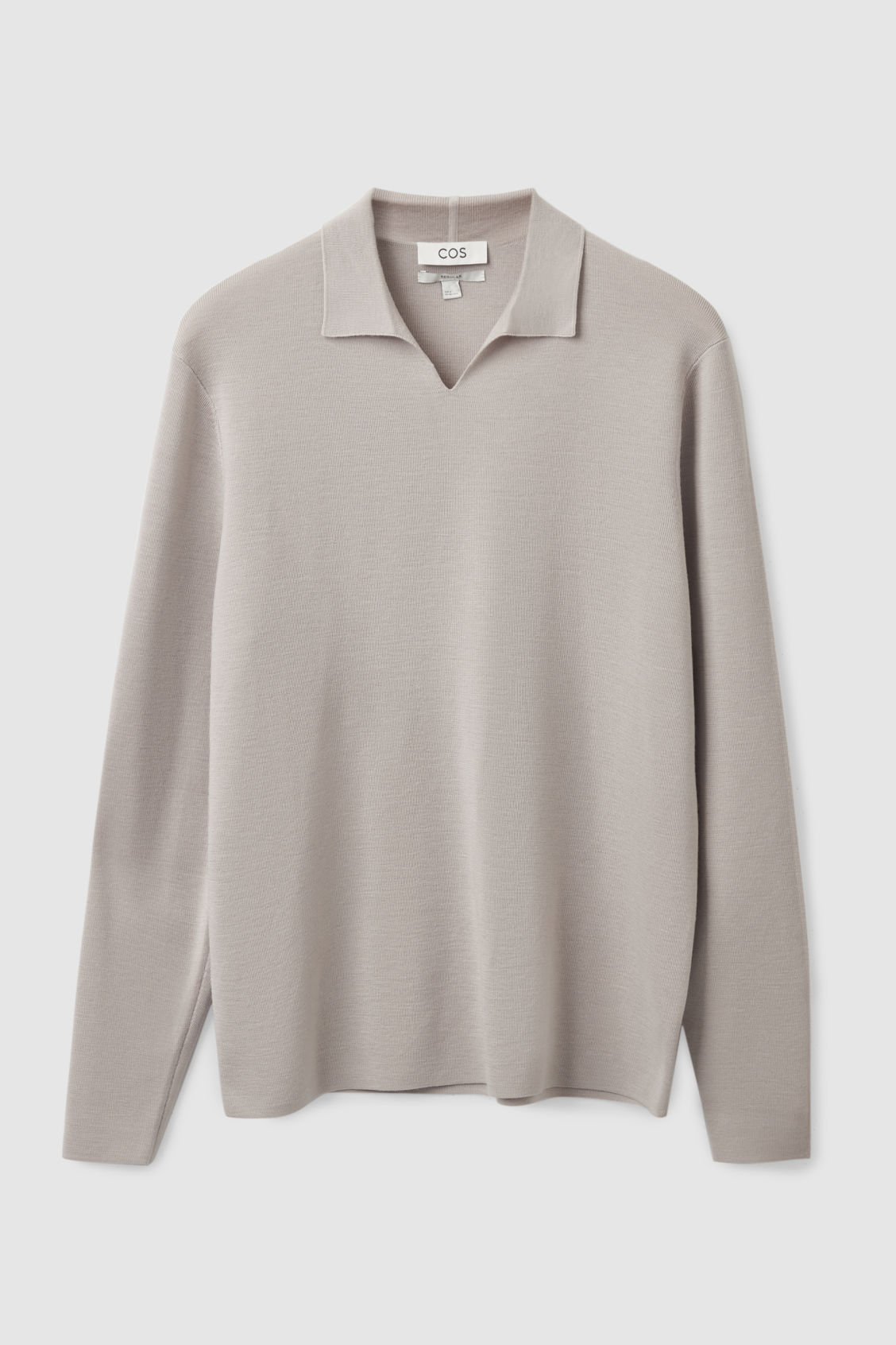 Cos Long Sleeve Open-collar Polo Shirt 