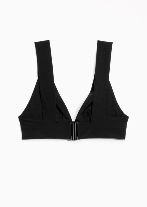 & OTHER STORIES Triangle Bra in Black | Endource