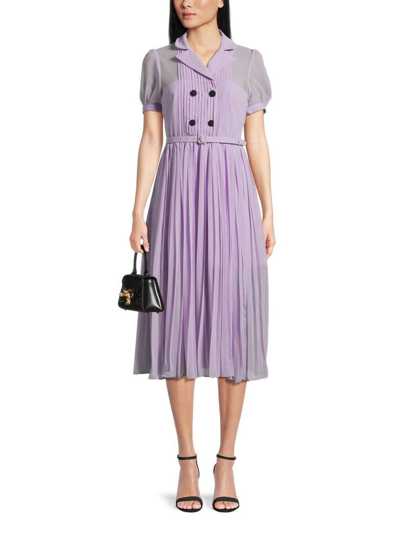 SELF-PORTRAIT Chiffon Midi Dress