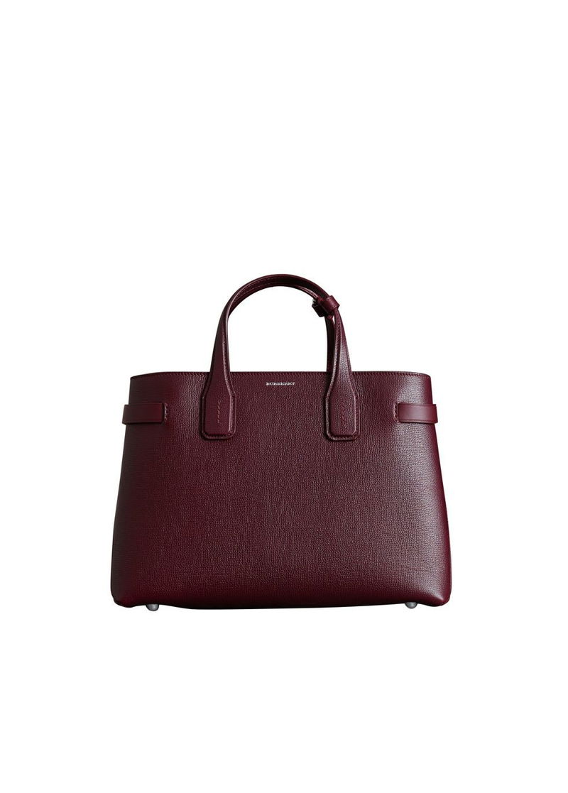 BURBERRY Leather And Vintage Check The Medium Banner | Endource
