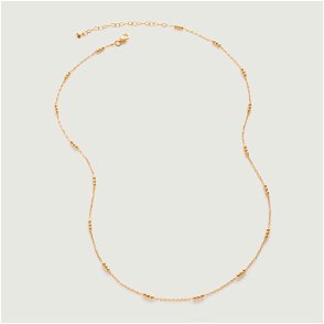 Gold Vermeil Layered Chain Necklace 46-50cm/18-20