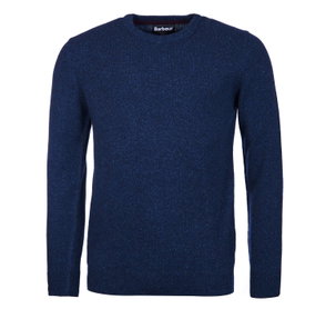 Blue glitter-knit Barbour sweater