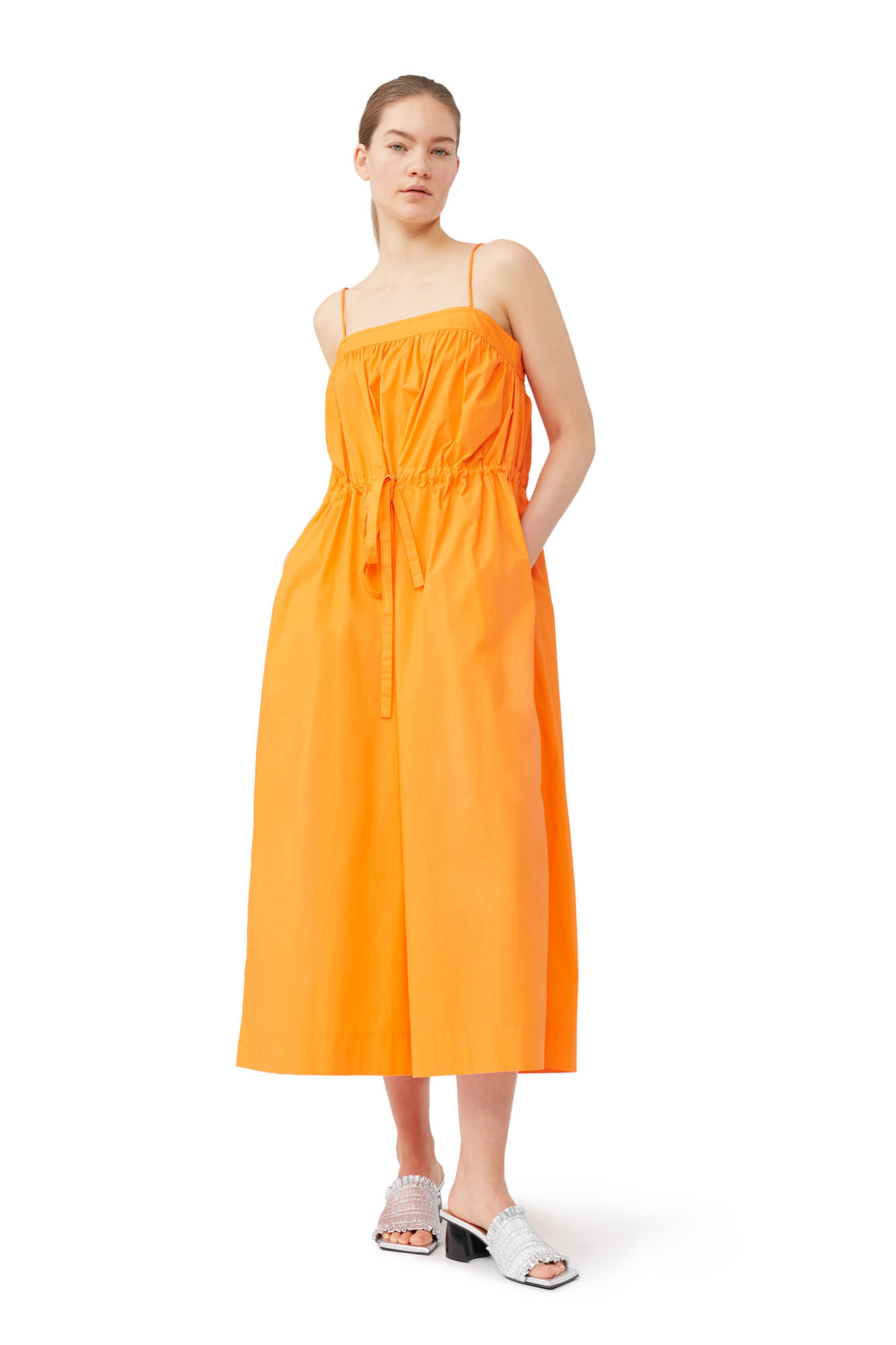 guizio cayes crochet dress Estelle Embellished White / XS 100% Cotton Kennidy is Strap Lace Corset Midi SPRINGD24 Set Option:Dress/ 1 Sunflower Sash