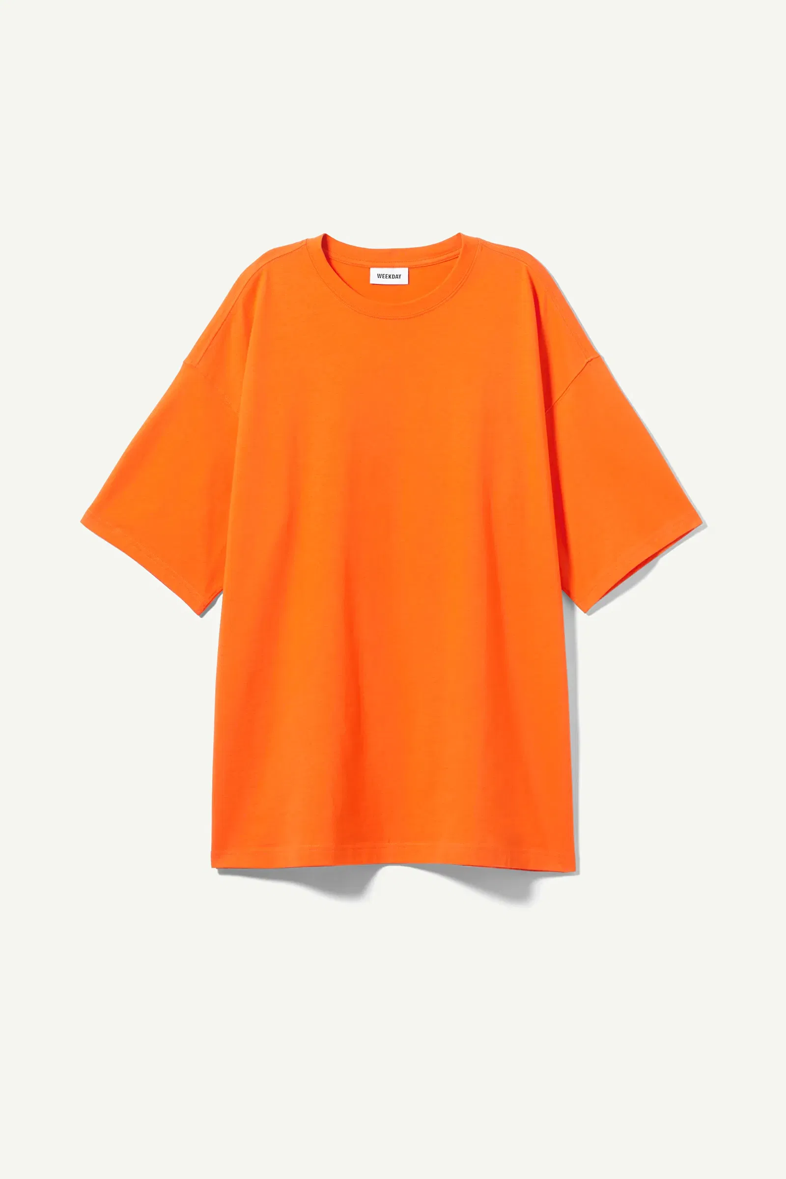 t shirt oversize orange