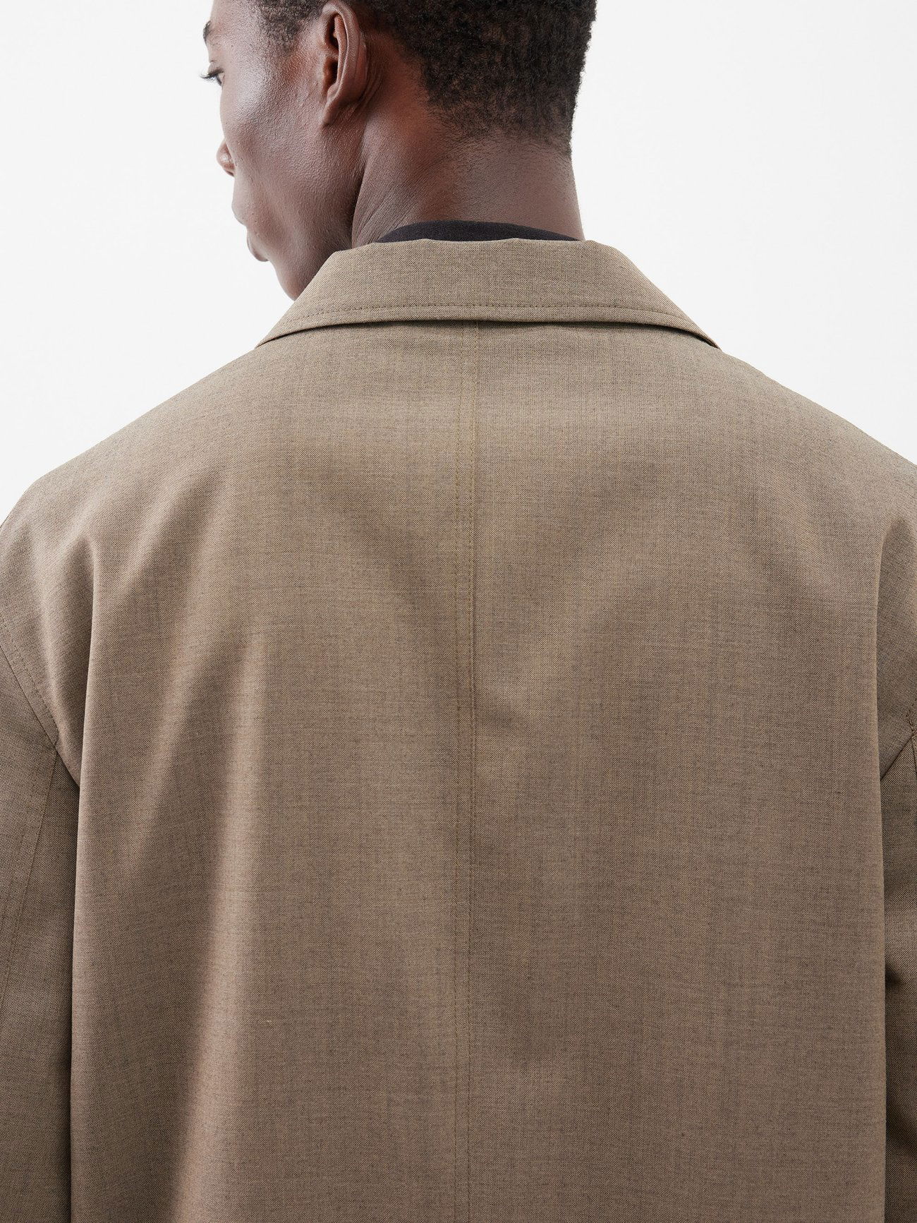 LEMAIRE Double-Breasted Mélange-Twill Workwear Jacket | endource