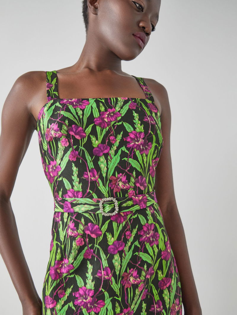 L.K. BENNETT Essie Silk Midi Dress | endource