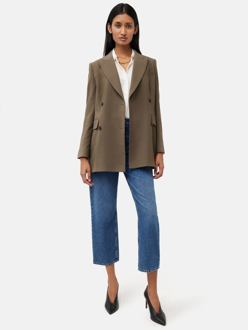 JIGSAW Lawson Double Breasted Jacket endource