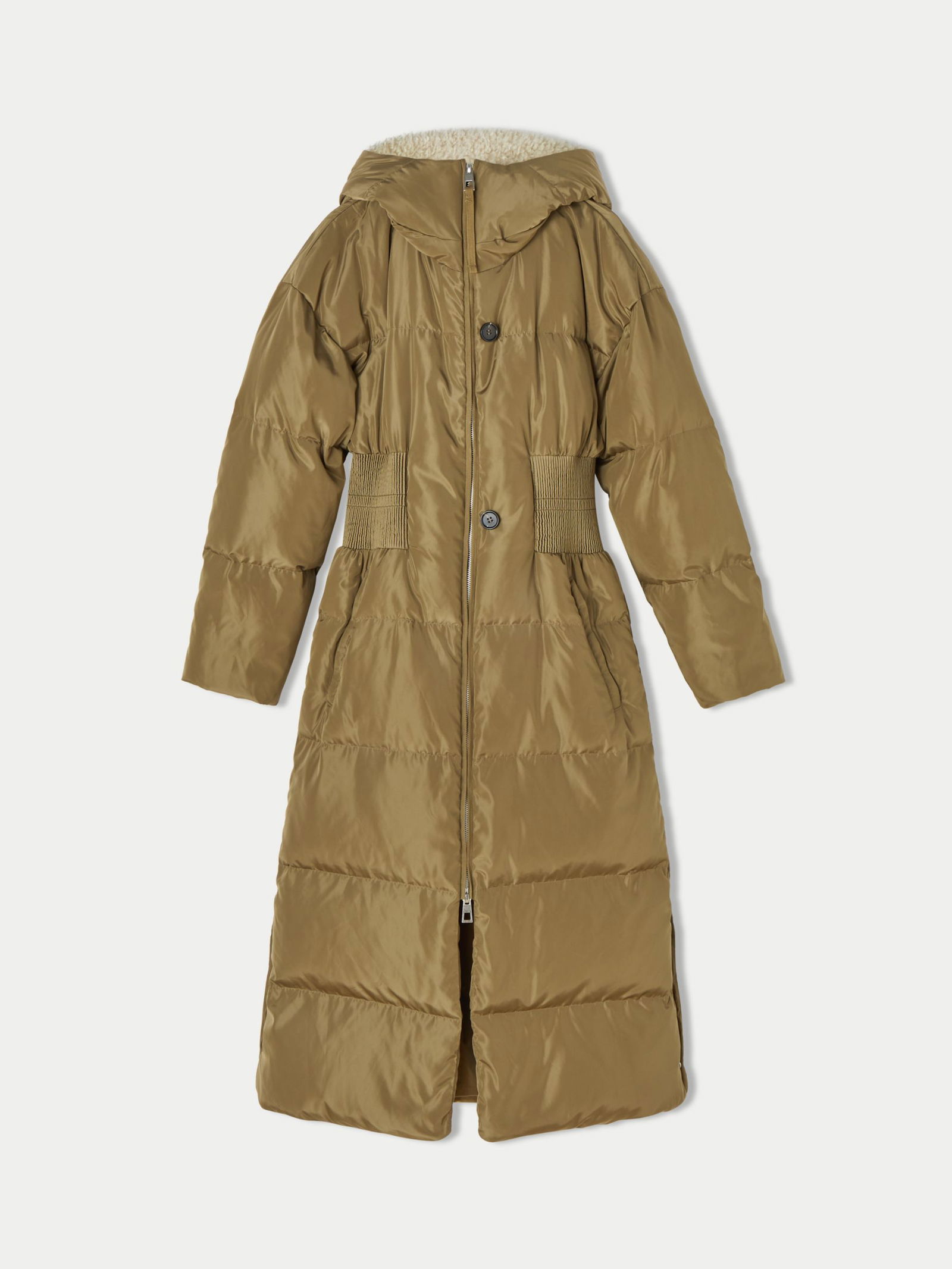 JIGSAW Eco Down Padded Longline Coat endource