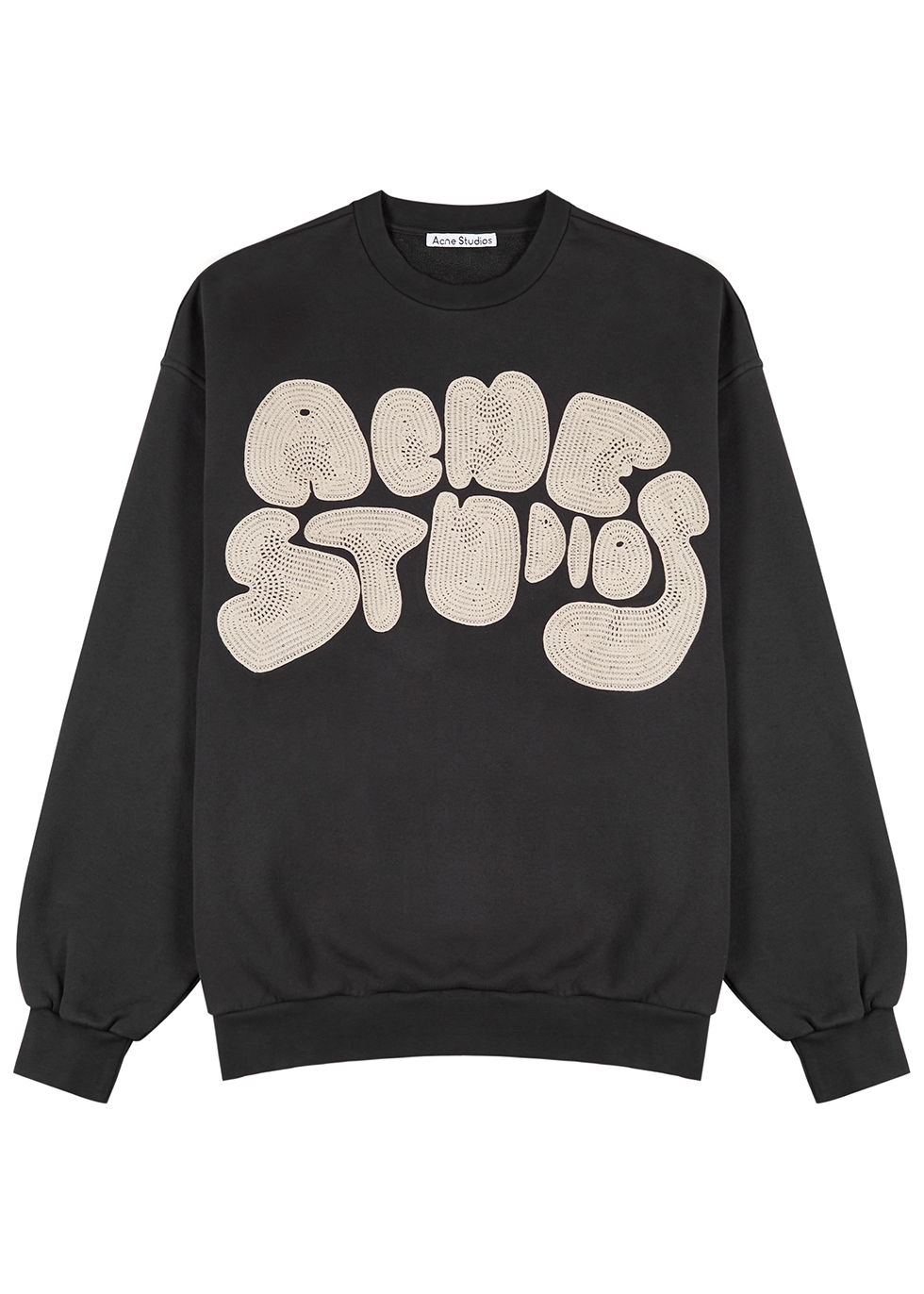 ACNE STUDIOS Embroidered Cotton Sweatshirt | Endource