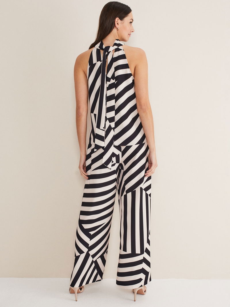 Diagonal Stripe Pant