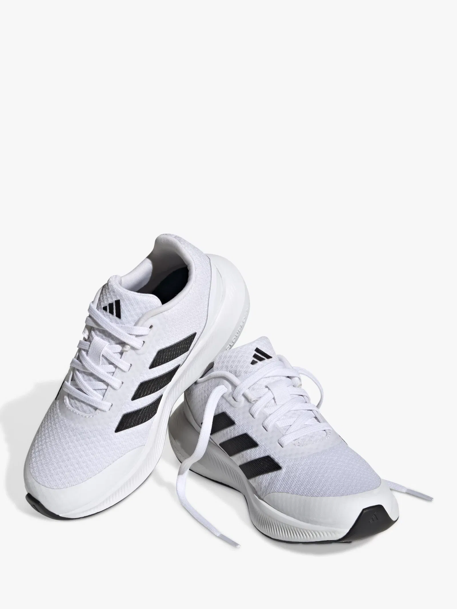 adidas gazelle silver green womens Adidas Run Falcon 3.0 Elastic Lace Top Strap Trainer White Black Royal